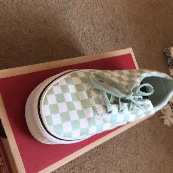 Sparkly minty vans that are brand new - Picture 2 of 3